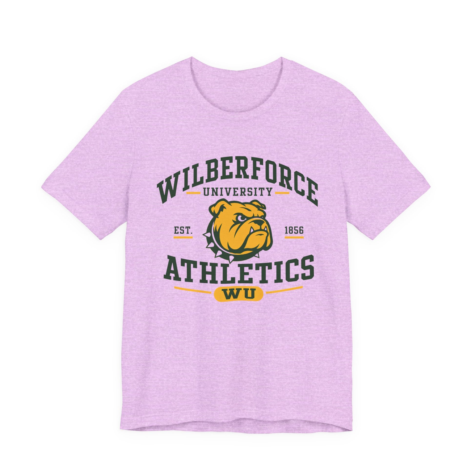 Wilberforce University Athletics T-Shirt — Bulldogs Logo College Tee Printify