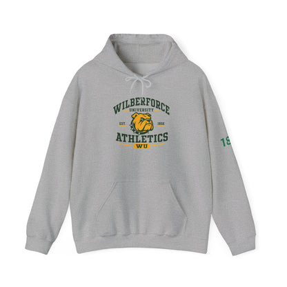 Wilberforce University Athletics Hoodie – Vintage Mascot College Sports Sweatshirt Printify