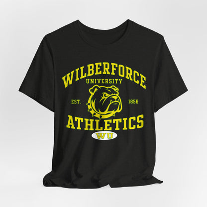 Wilberforce University Athletics T-Shirt — Bulldogs Logo College Tee Printify