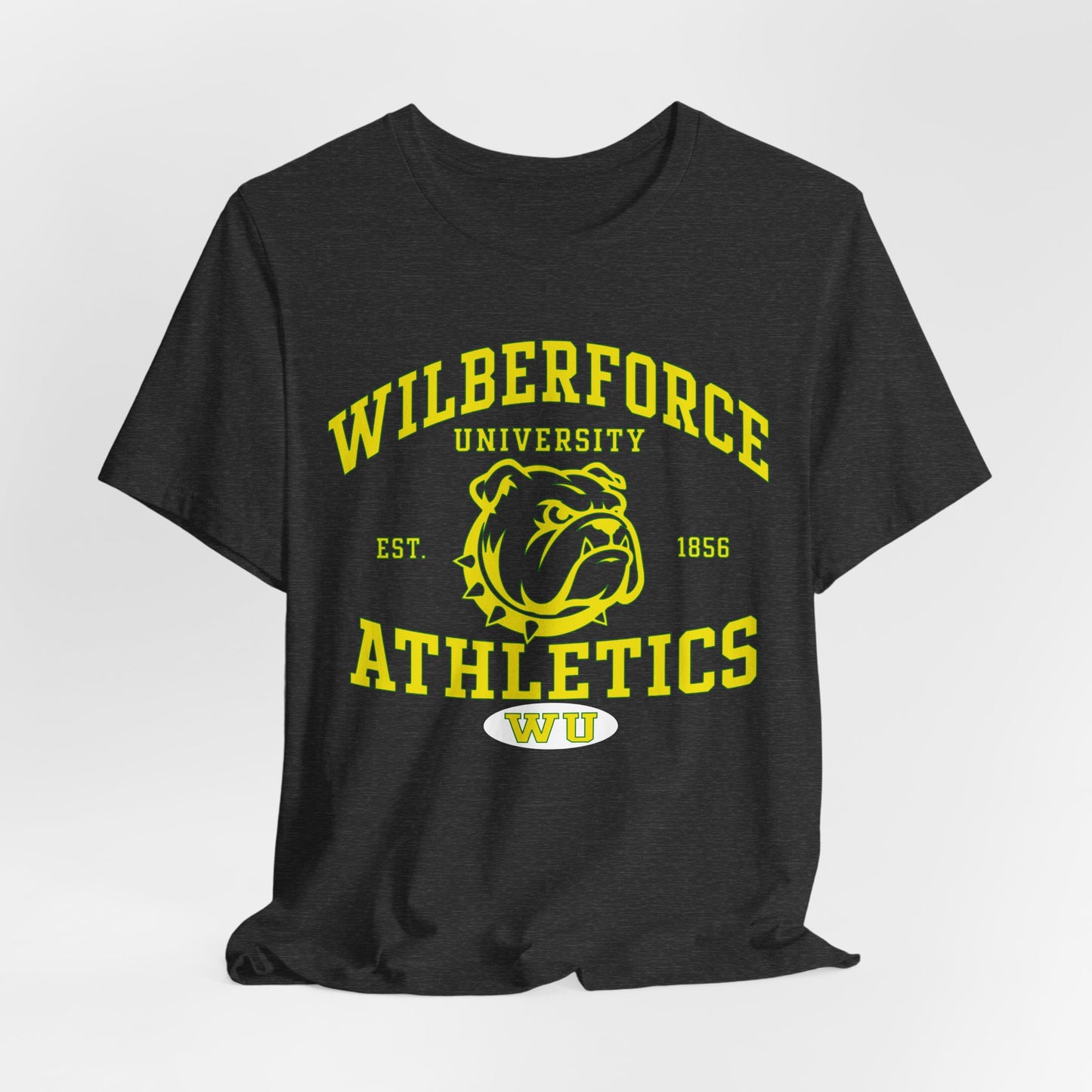 Wilberforce University Athletics T-Shirt — Bulldogs Logo College Tee Printify