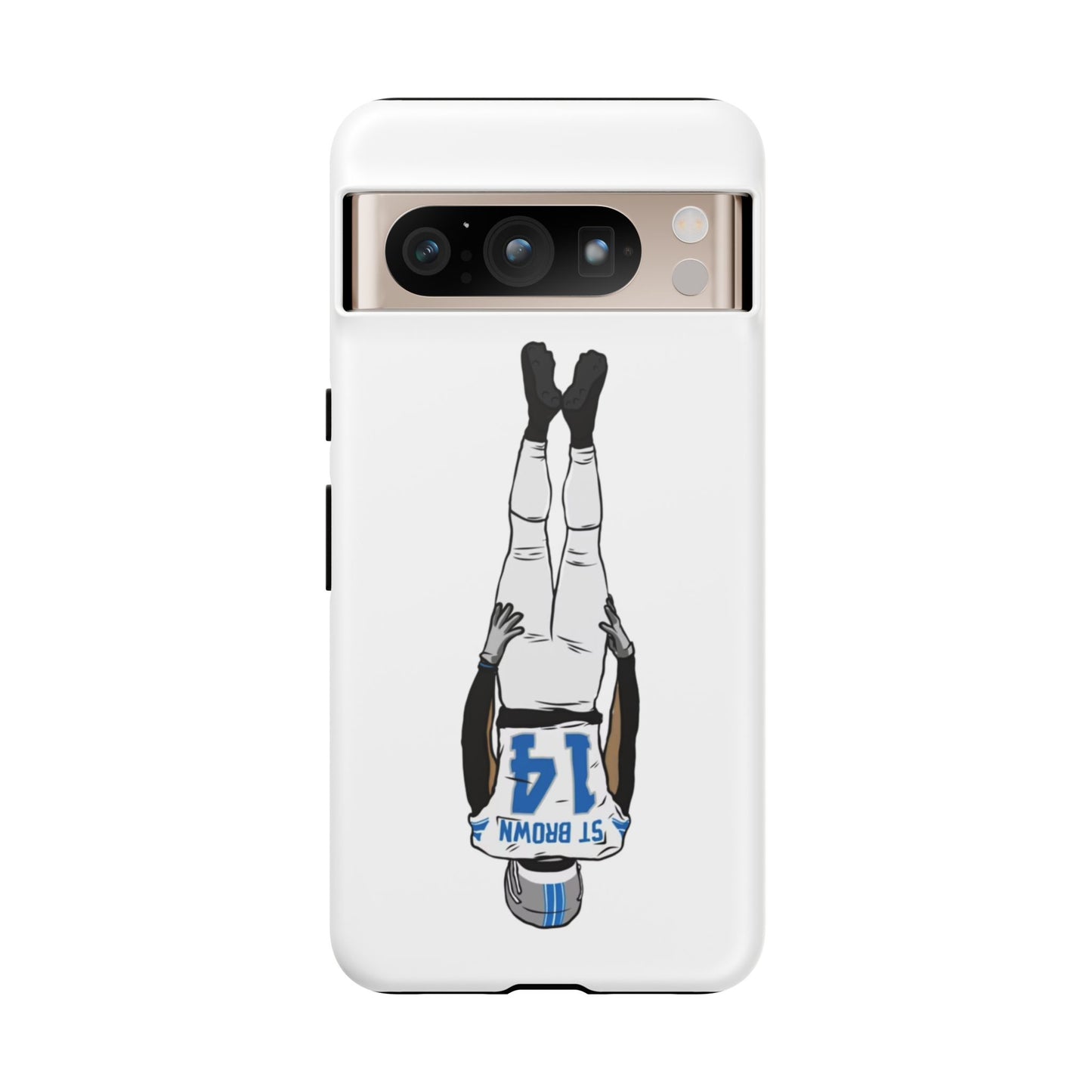 Android! Amon Ra St. Brown Lions Phone Case: Tough Cases with Bold Player Graphic