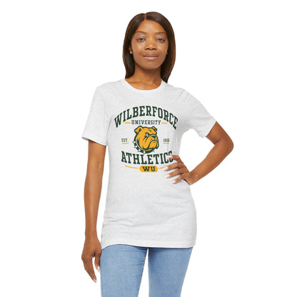 Wilberforce University Athletics T-Shirt — Bulldogs Logo College Tee Printify