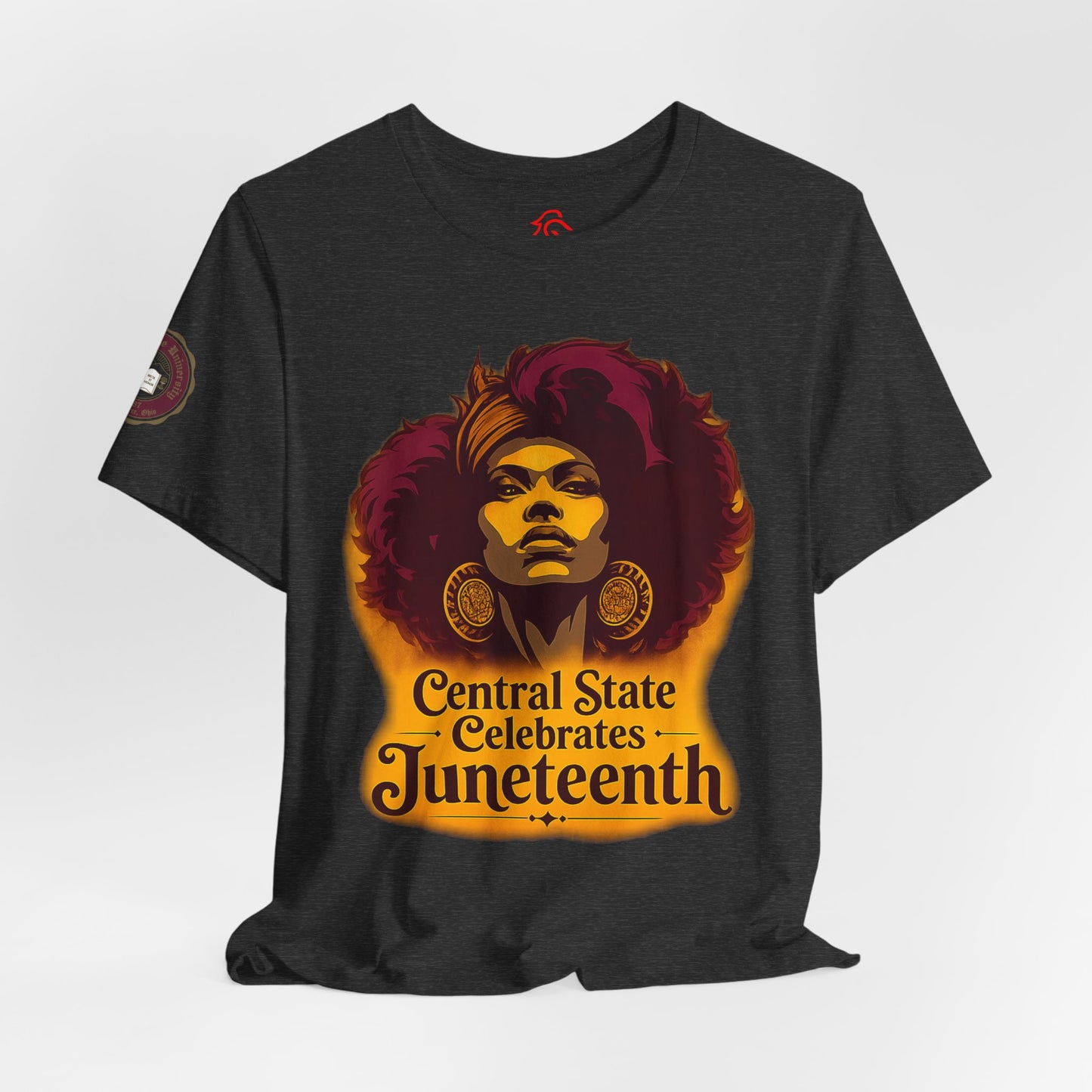 Juneteenth Celebration T-Shirt — "Central State Celebrates Juneteenth" Retro Afro Pride Tee