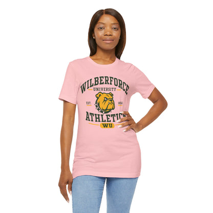 Wilberforce University Athletics T-Shirt — Bulldogs Logo College Tee Printify
