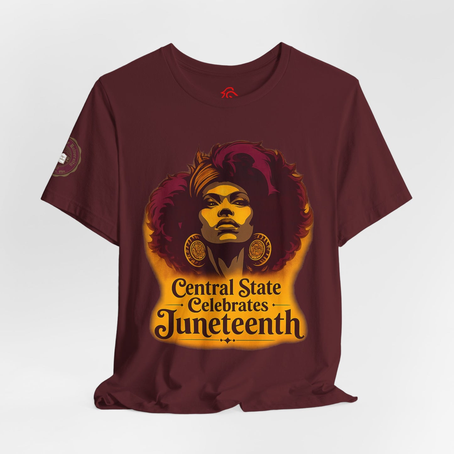 Juneteenth Celebration T-Shirt — "Central State Celebrates Juneteenth" Retro Afro Pride Tee