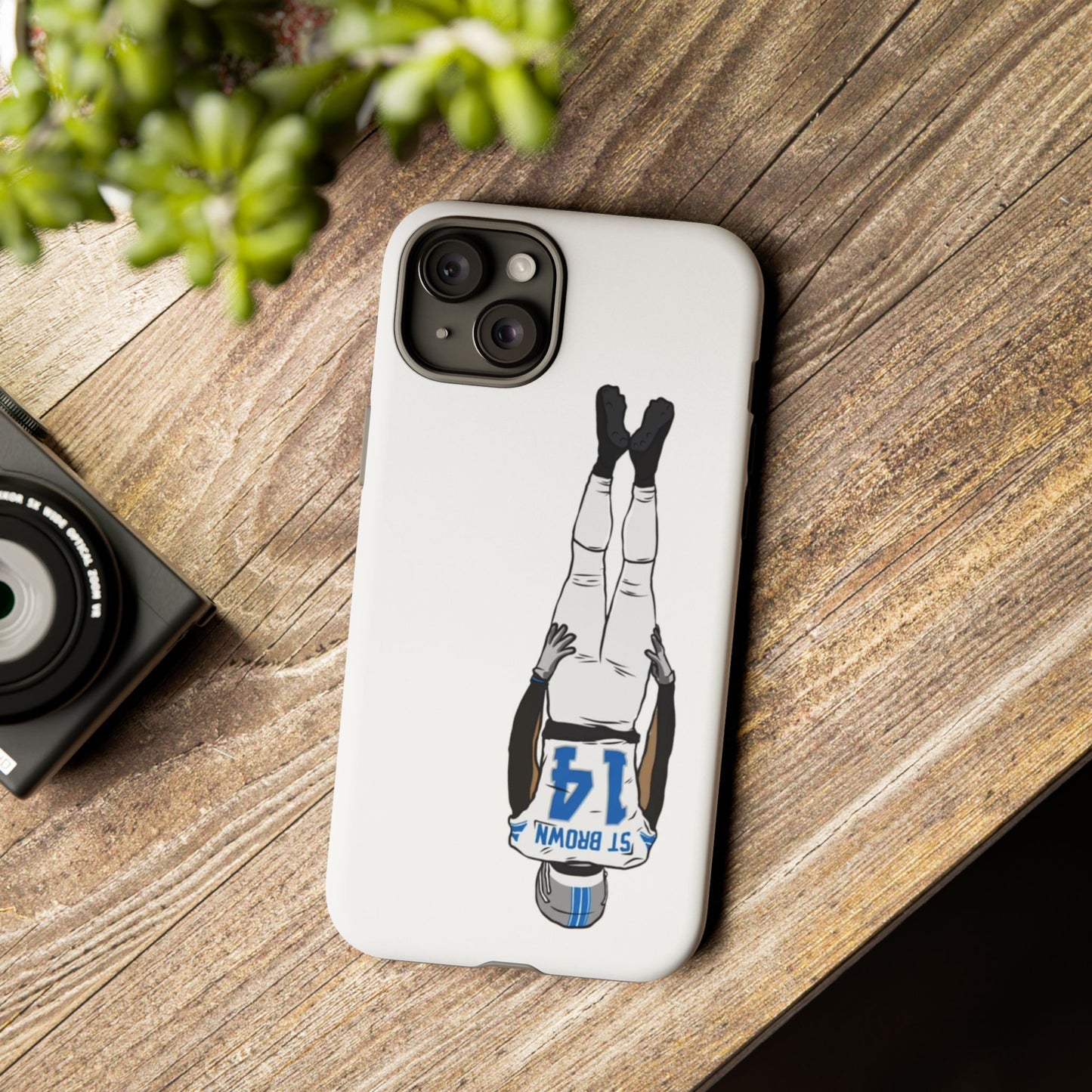 iPhone Football Fan Tough Case with St. Brown Design