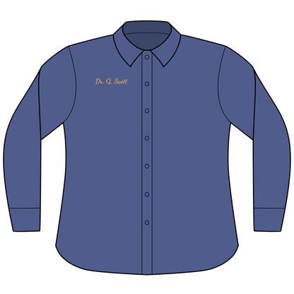 Oxford Shirt — Classic Women's SuperPro Tailored Button-Down Printify