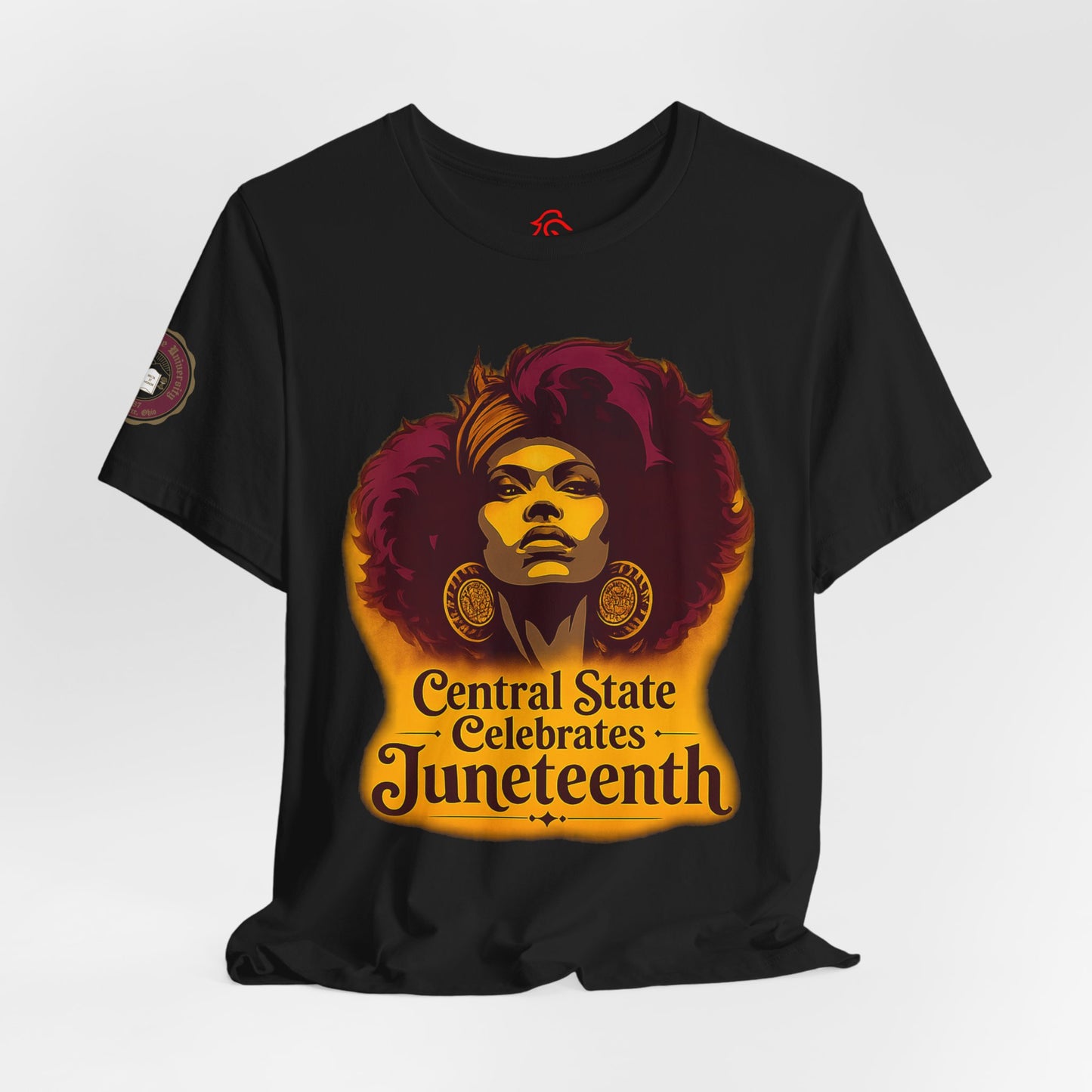 Juneteenth Celebration T-Shirt — "Central State Celebrates Juneteenth" Retro Afro Pride Tee