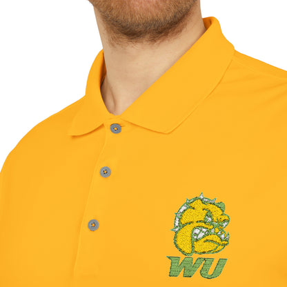 WU Bulldog Logo Polo Shirt — Embroidered College Team Performance Polo Printify