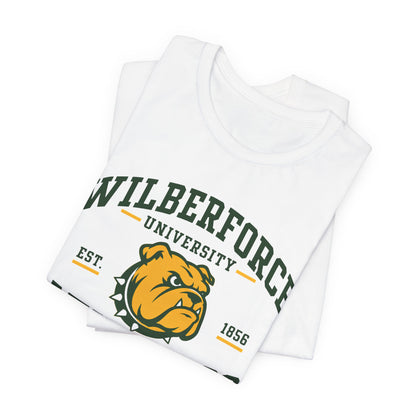 Wilberforce University Athletics T-Shirt — Bulldogs Logo College Tee Printify