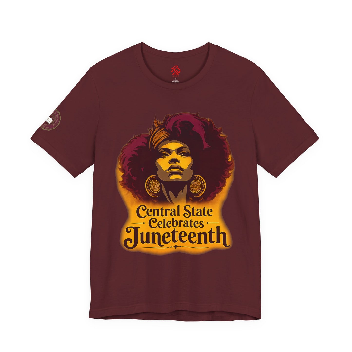 Juneteenth Celebration T-Shirt — "Central State Celebrates Juneteenth" Retro Afro Pride Tee