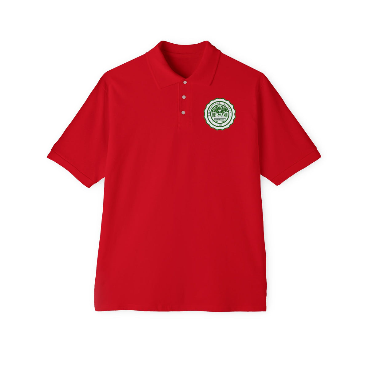 Men's Polo - Wilberforce Crest Logo Chest Embroidery, Classic Golf & Corporate Style Printify