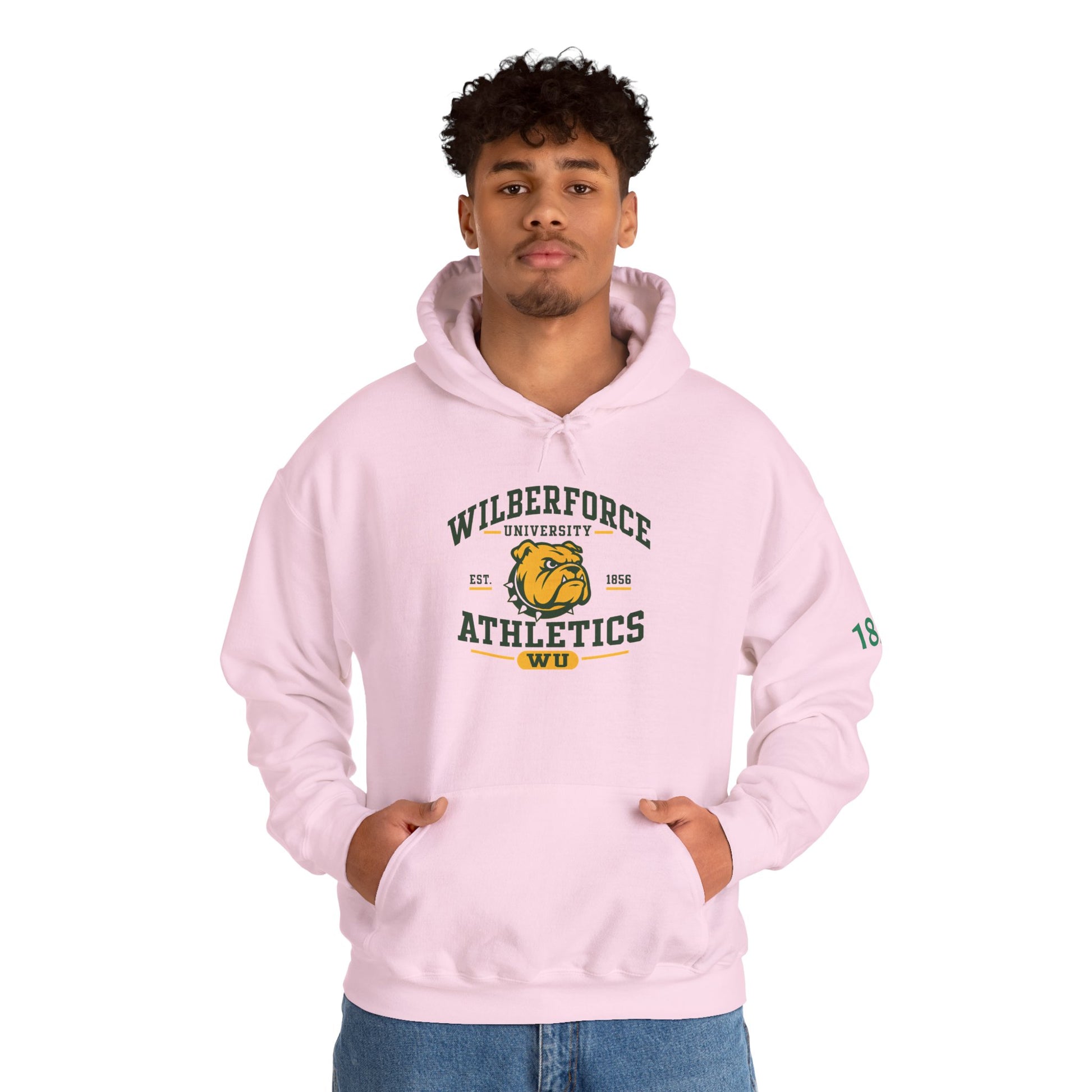 Wilberforce University Athletics Hoodie – Vintage Mascot College Sports Sweatshirt Printify