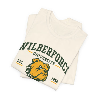 Wilberforce University Athletics T-Shirt — Bulldogs Logo College Tee Printify