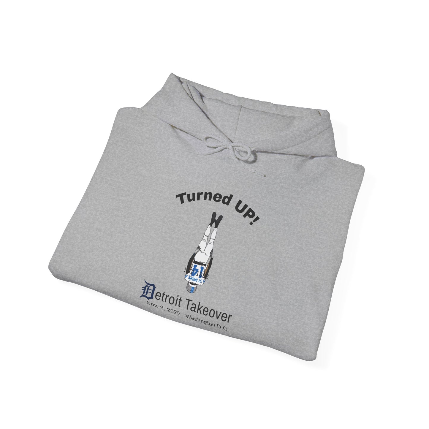 Turned UP! Detroit Takeover Hooded Sweatshirt for Comfort & Style