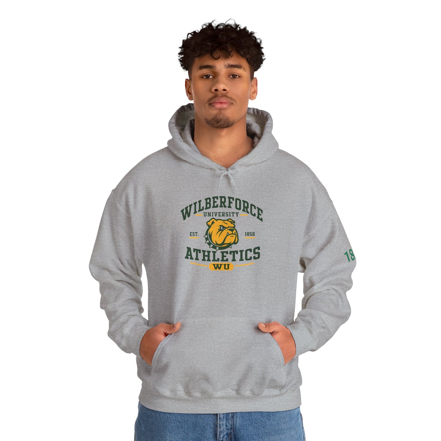 Wilberforce University Athletics Hoodie – Vintage Mascot College Sports Sweatshirt Printify
