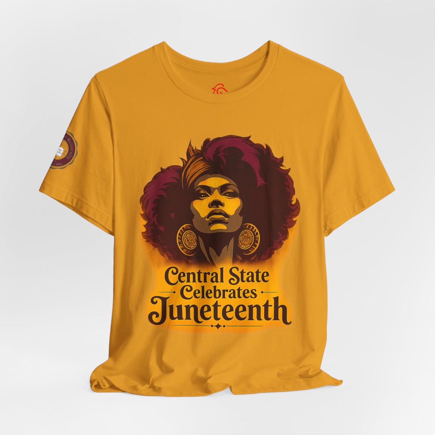 Juneteenth Celebration T-Shirt — "Central State Celebrates Juneteenth" Retro Afro Pride Tee