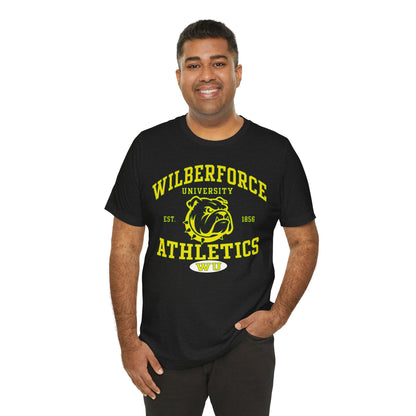 Wilberforce University Athletics T-Shirt — Bulldogs Logo College Tee Printify