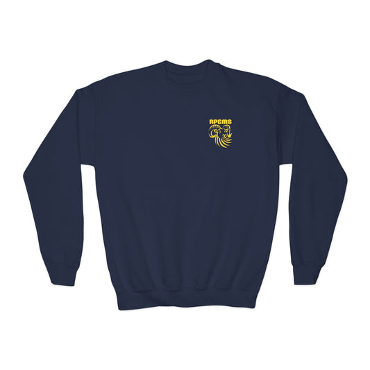 Roland Park Elementary/Middle School Logo Crew Neck Sweatshirt Lasercraft Design