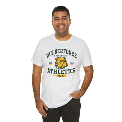 Wilberforce University Athletics T-Shirt — Bulldogs Logo College Tee Printify