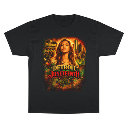 Detroit Juneteenth T-Shirt — Celebrating Motown Heritage