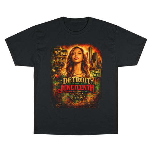 Detroit Juneteenth T-Shirt — Celebrating Motown Heritage