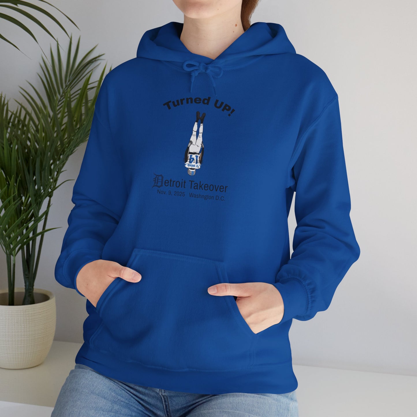 Turned UP! Detroit Takeover Hooded Sweatshirt for Comfort & Style