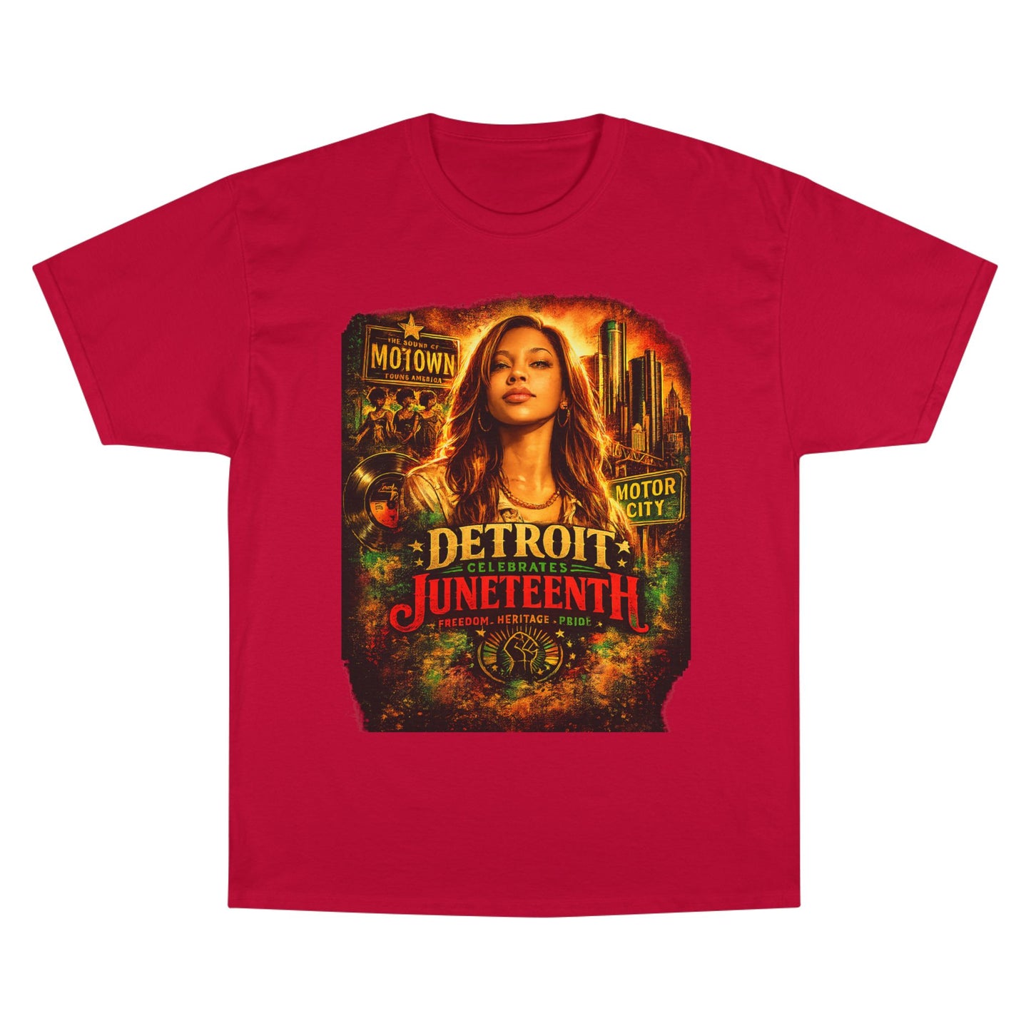 Detroit Juneteenth T-Shirt — Celebrating Motown Heritage