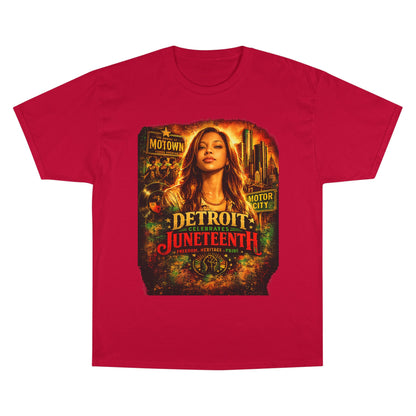 Detroit Juneteenth T-Shirt — Celebrating Motown Heritage
