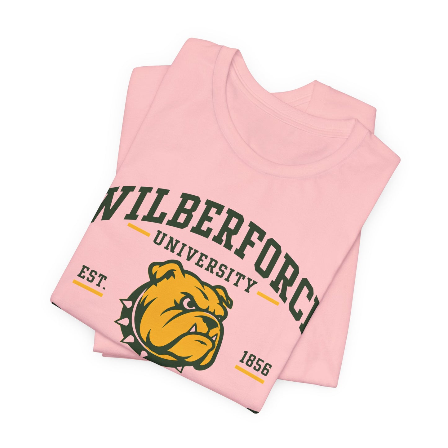 Wilberforce University Athletics T-Shirt — Bulldogs Logo College Tee Printify