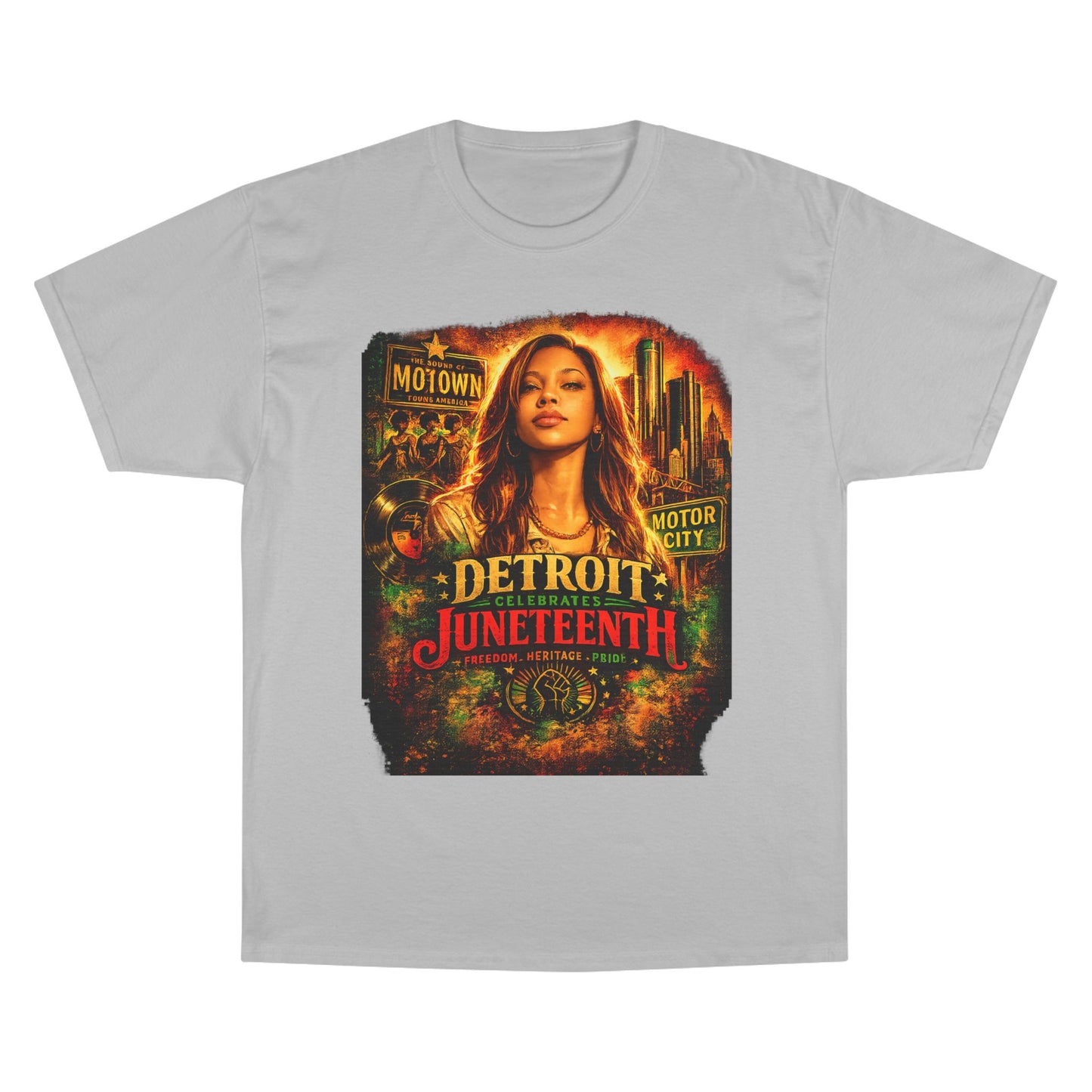 Detroit Juneteenth T-Shirt — Celebrating Motown Heritage