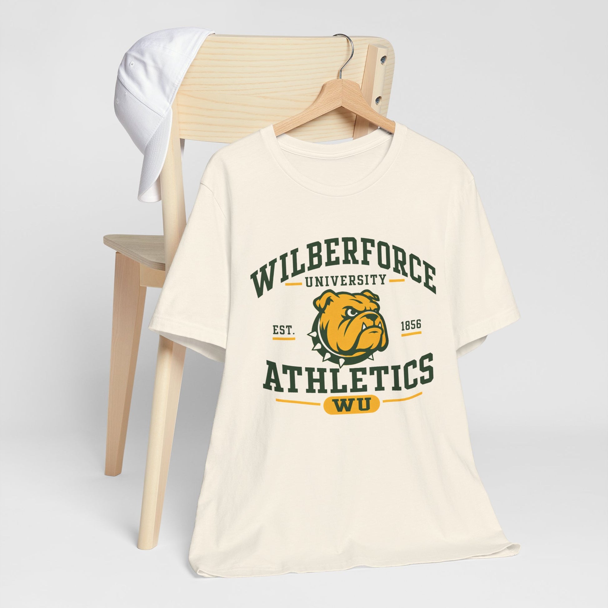 Wilberforce University Athletics T-Shirt — Bulldogs Logo College Tee Printify