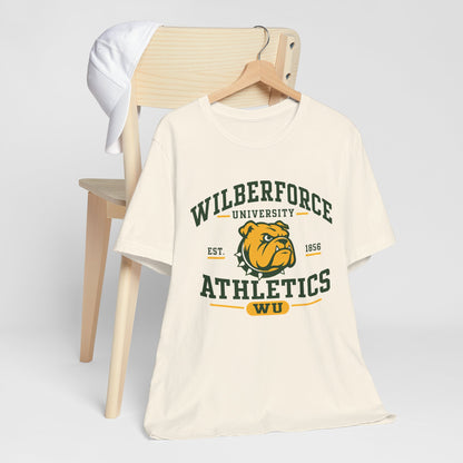 Wilberforce University Athletics T-Shirt — Bulldogs Logo College Tee Printify