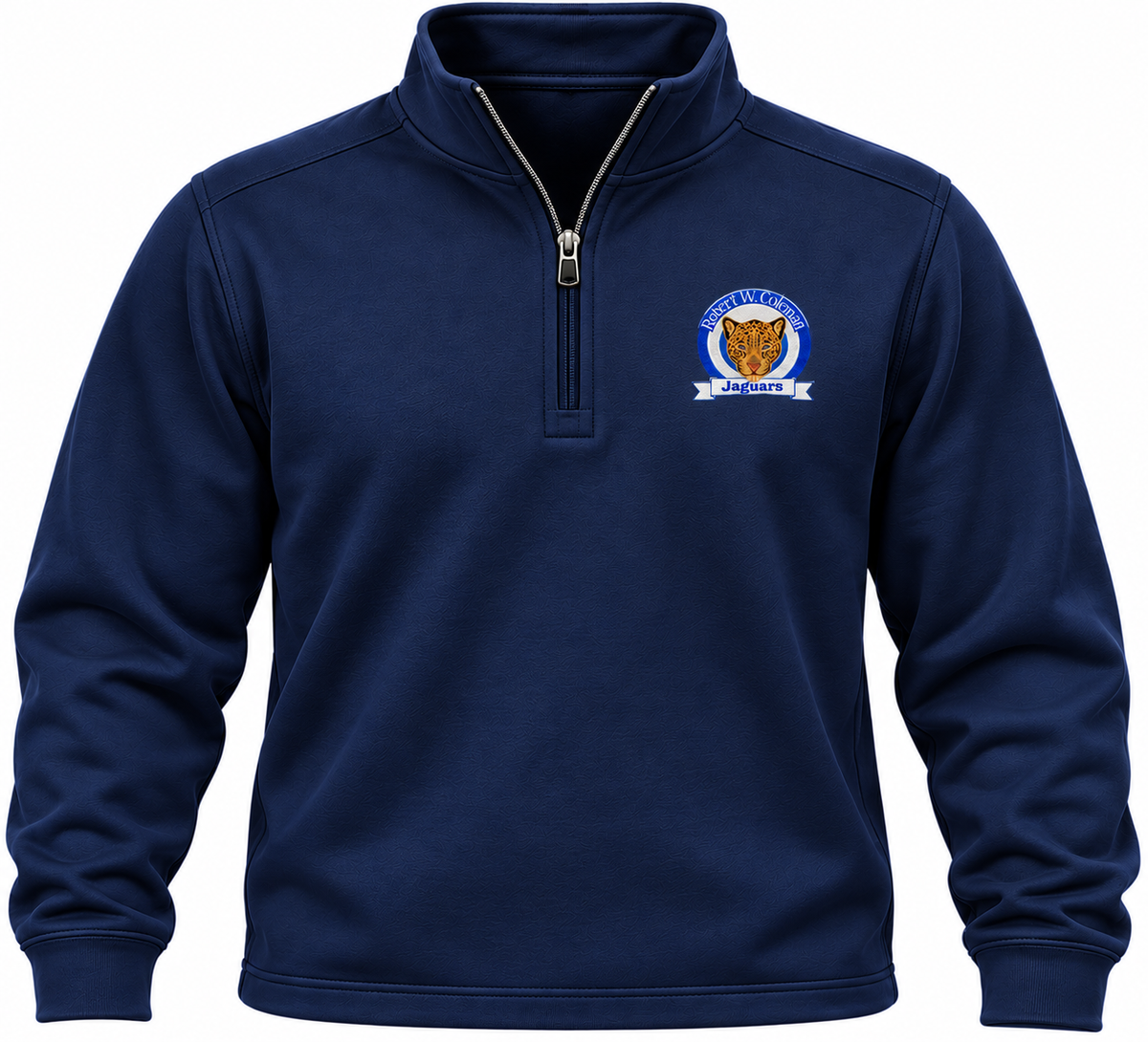 Robert W. Coleman Staff Embroidered Quarter-Zip LaserCraft Design Studios