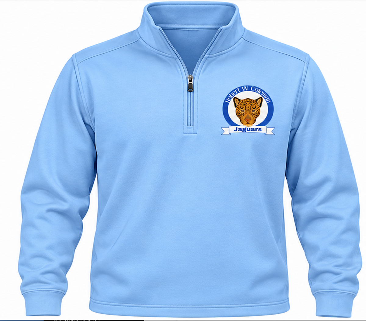 Robert W. Coleman Student Logo Quarter-Zip LaserCraft Design Studios