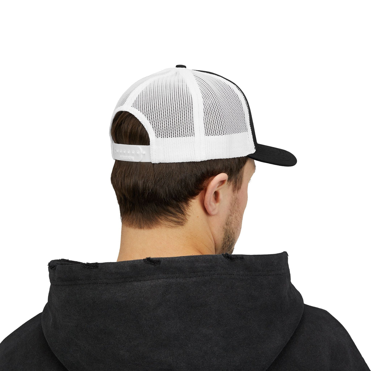 Copy of DEM Logo Snapback Trucker Cap — Red Mesh Baseball Hat - Lasercraft Design