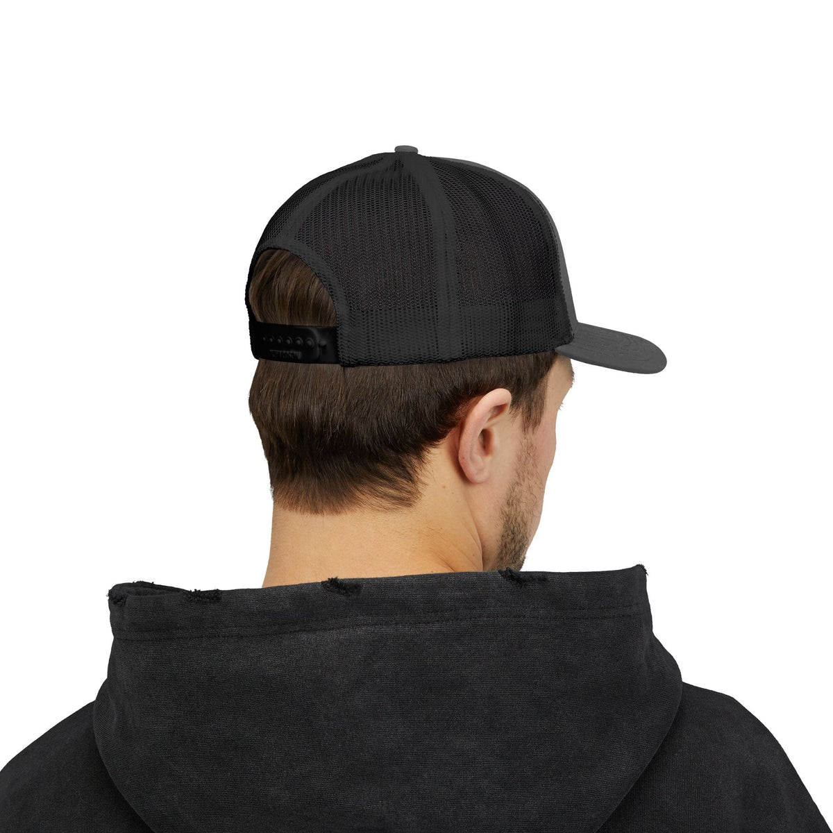 Copy of DEM Logo Snapback Trucker Cap — Red Mesh Baseball Hat - Lasercraft Design