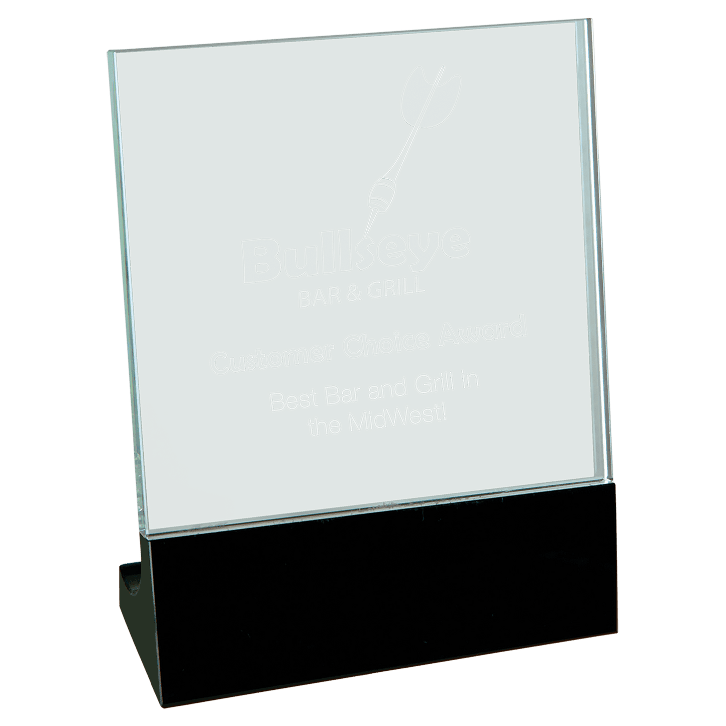 Glass Custom Engraved Awards (2 sizes) - Lasercraft Design
