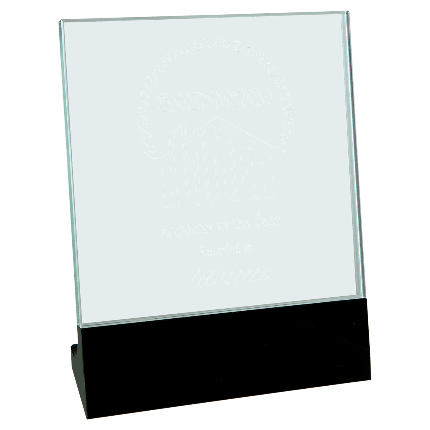 Glass Custom Engraved Awards (2 sizes) - Lasercraft Design