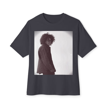 Jay - Z Roots Picnic 2026 Bella and Canvas Photo Tee - Oversized Photo Print Tee — Vintage Black & White Portrait Boxy T‑Shirt - Lasercraft Design