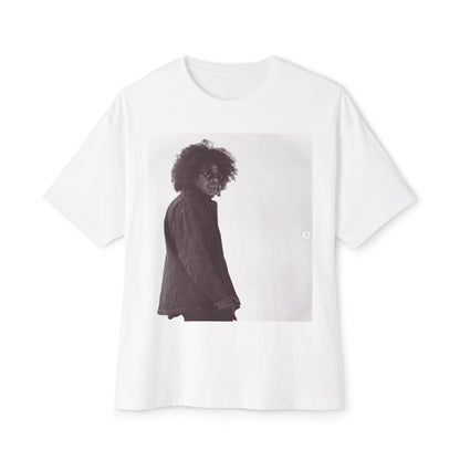 Jay - Z Roots Picnic 2026 Bella and Canvas Photo Tee - Oversized Photo Print Tee — Vintage Black & White Portrait Boxy T‑Shirt - Lasercraft Design