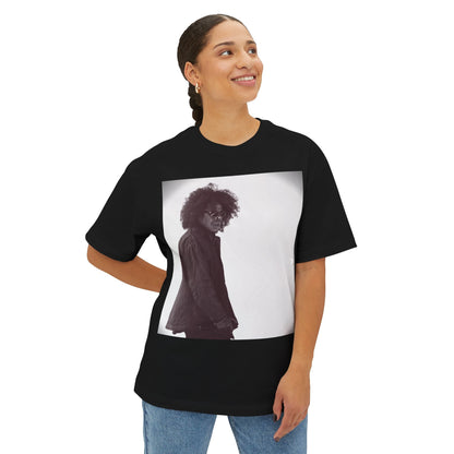 Jay - Z Roots Picnic 2026 Bella and Canvas Photo Tee - Oversized Photo Print Tee — Vintage Black & White Portrait Boxy T‑Shirt - Lasercraft Design