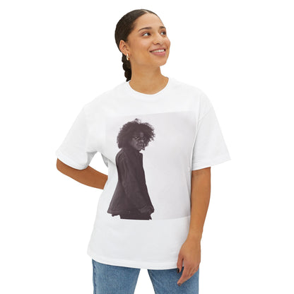 Jay - Z Roots Picnic 2026 Bella and Canvas Photo Tee - Oversized Photo Print Tee — Vintage Black & White Portrait Boxy T‑Shirt - Lasercraft Design
