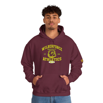 Wilberforce University Athletics Hoodie – Vintage Mascot College Sports Sweatshirt - Lasercraft Design