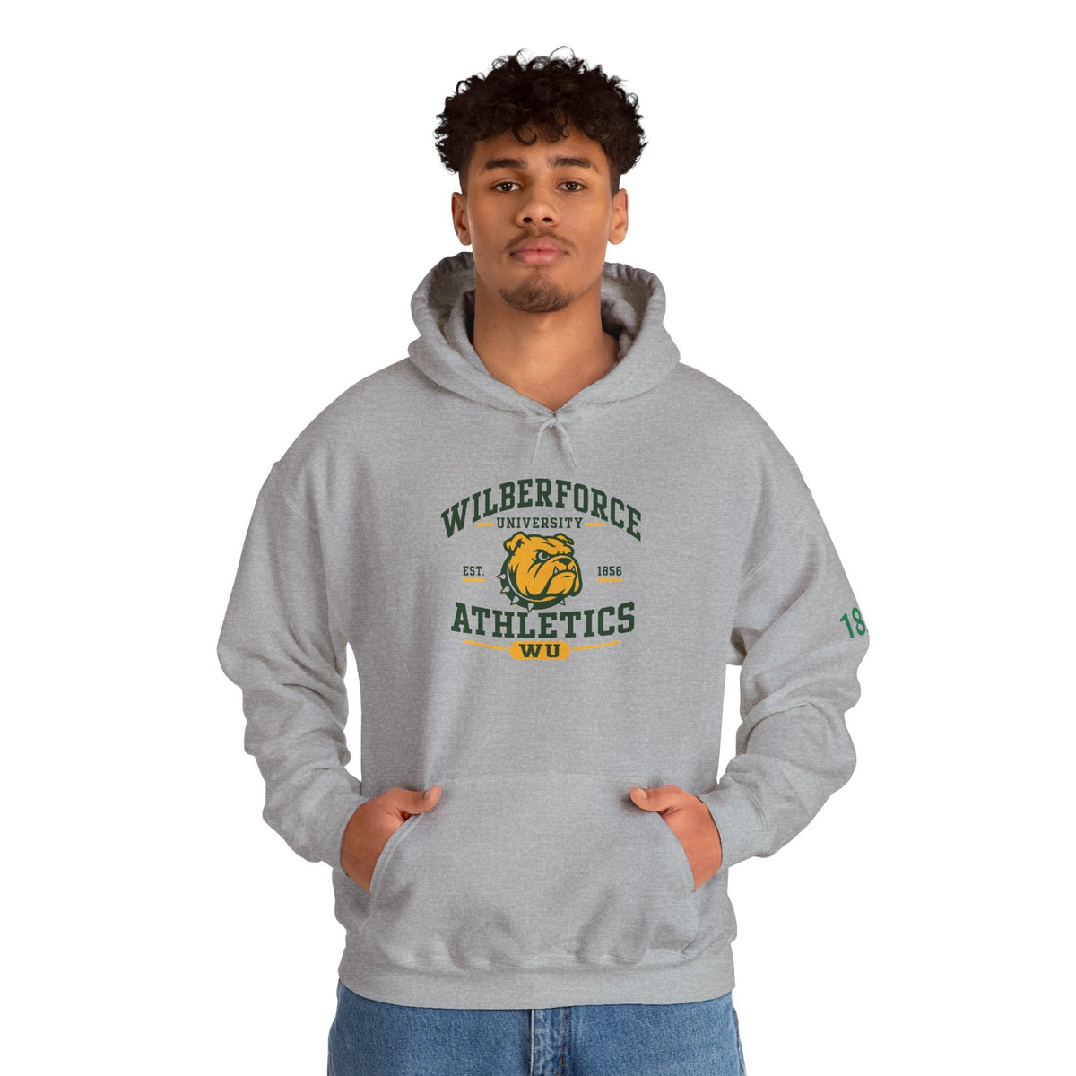 Wilberforce University Athletics Hoodie – Vintage Mascot College Sports Sweatshirt - Lasercraft Design