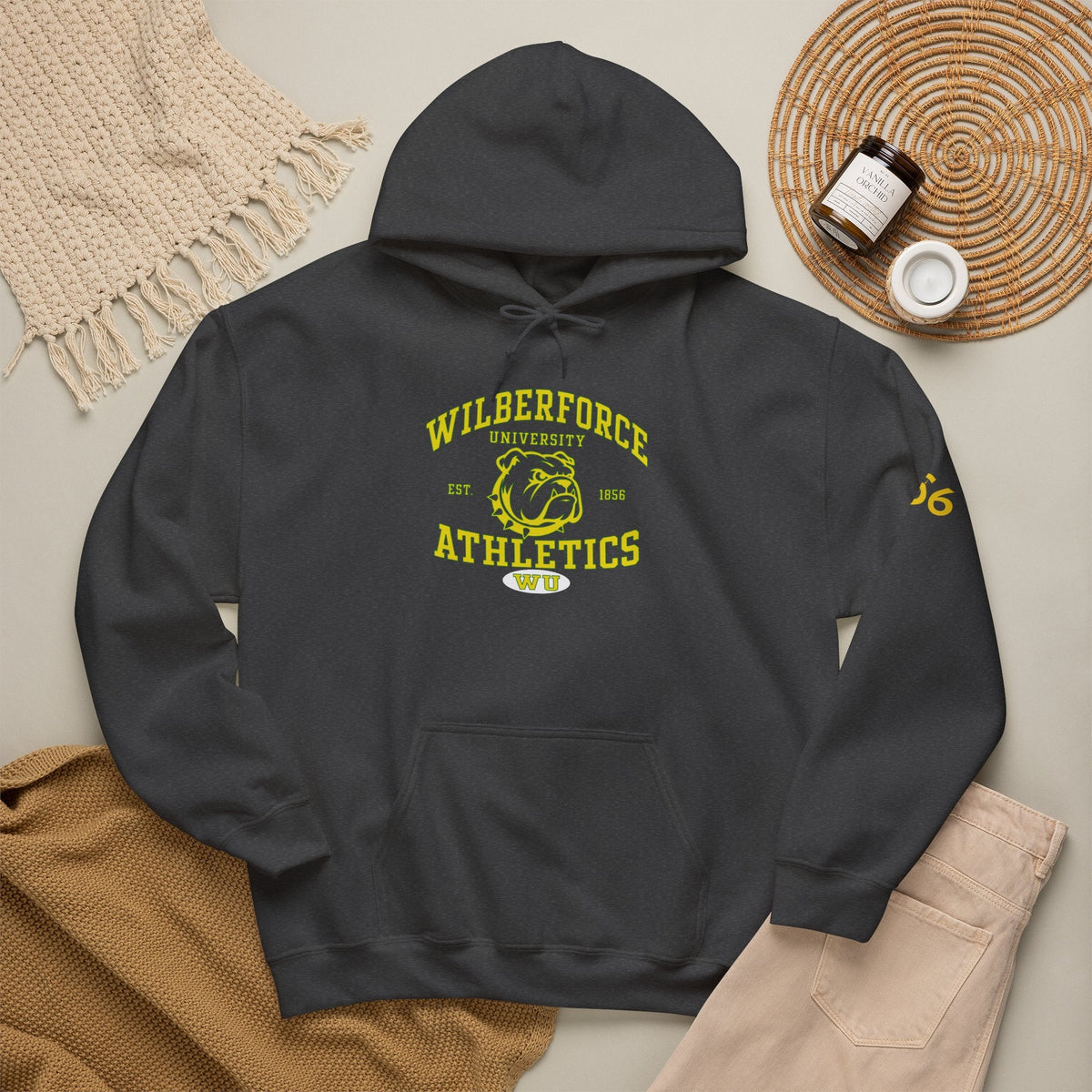 Wilberforce University Athletics Hoodie – Vintage Mascot College Sports Sweatshirt - Lasercraft Design