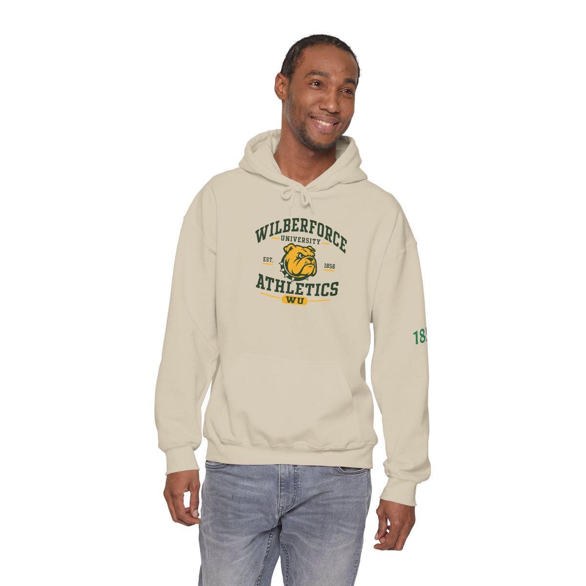 Wilberforce University Athletics Hoodie – Vintage Mascot College Sports Sweatshirt - Lasercraft Design