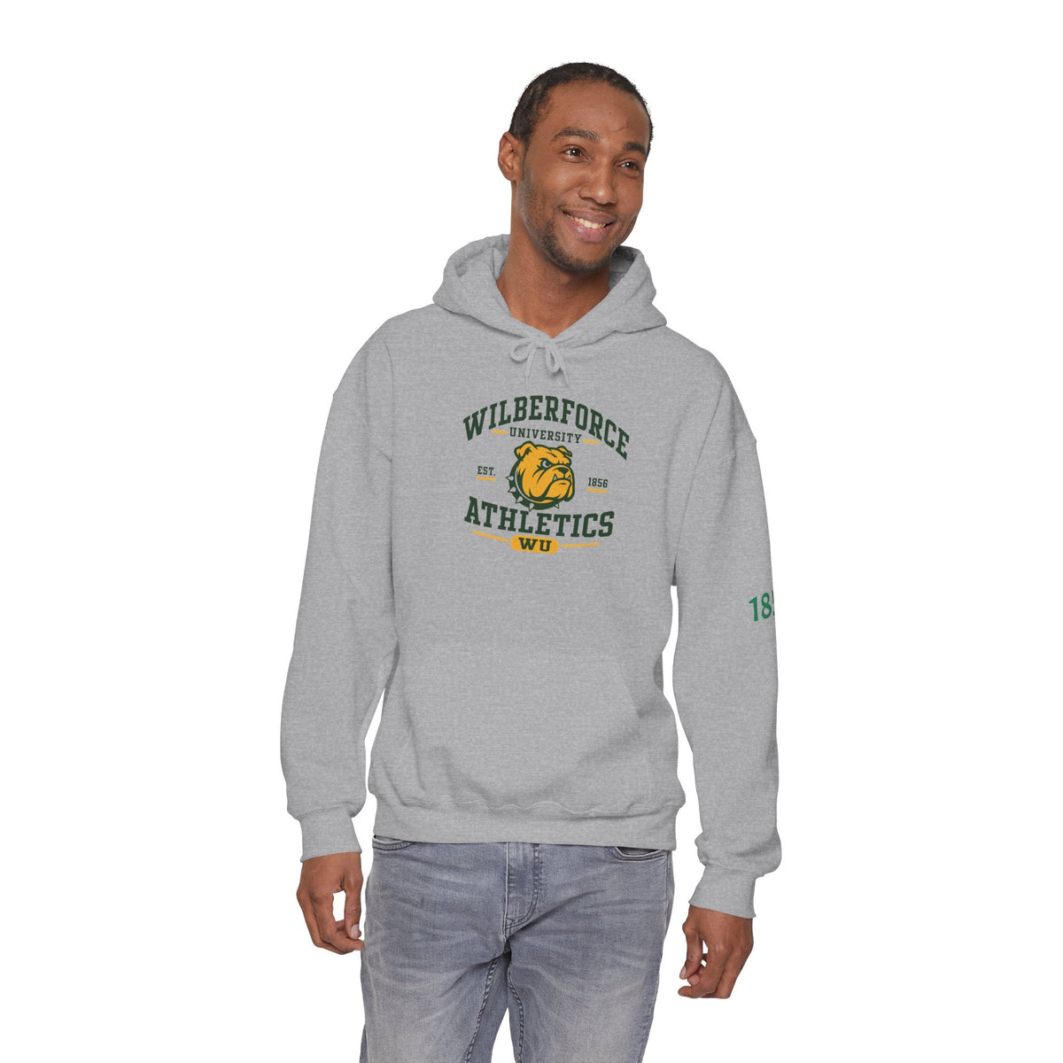 Wilberforce University Athletics Hoodie – Vintage Mascot College Sports Sweatshirt - Lasercraft Design