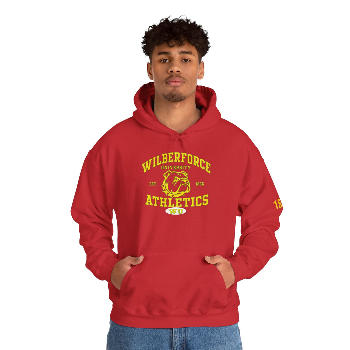 Wilberforce University Athletics Hoodie – Vintage Mascot College Sports Sweatshirt - Lasercraft Design