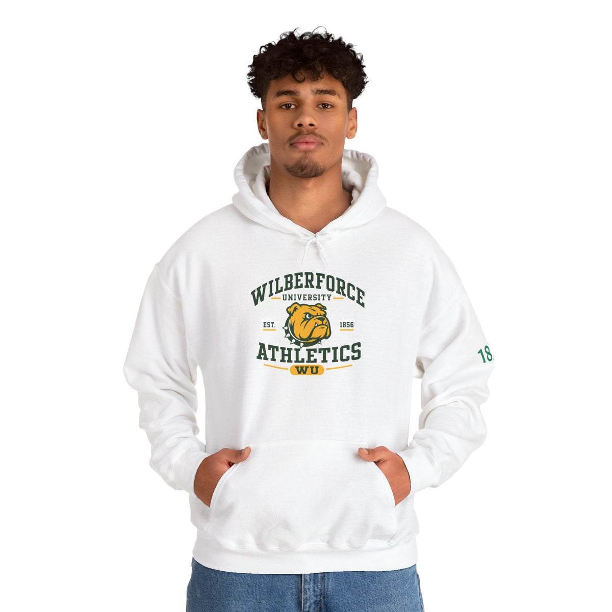 Wilberforce University Athletics Hoodie – Vintage Mascot College Sports Sweatshirt - Lasercraft Design